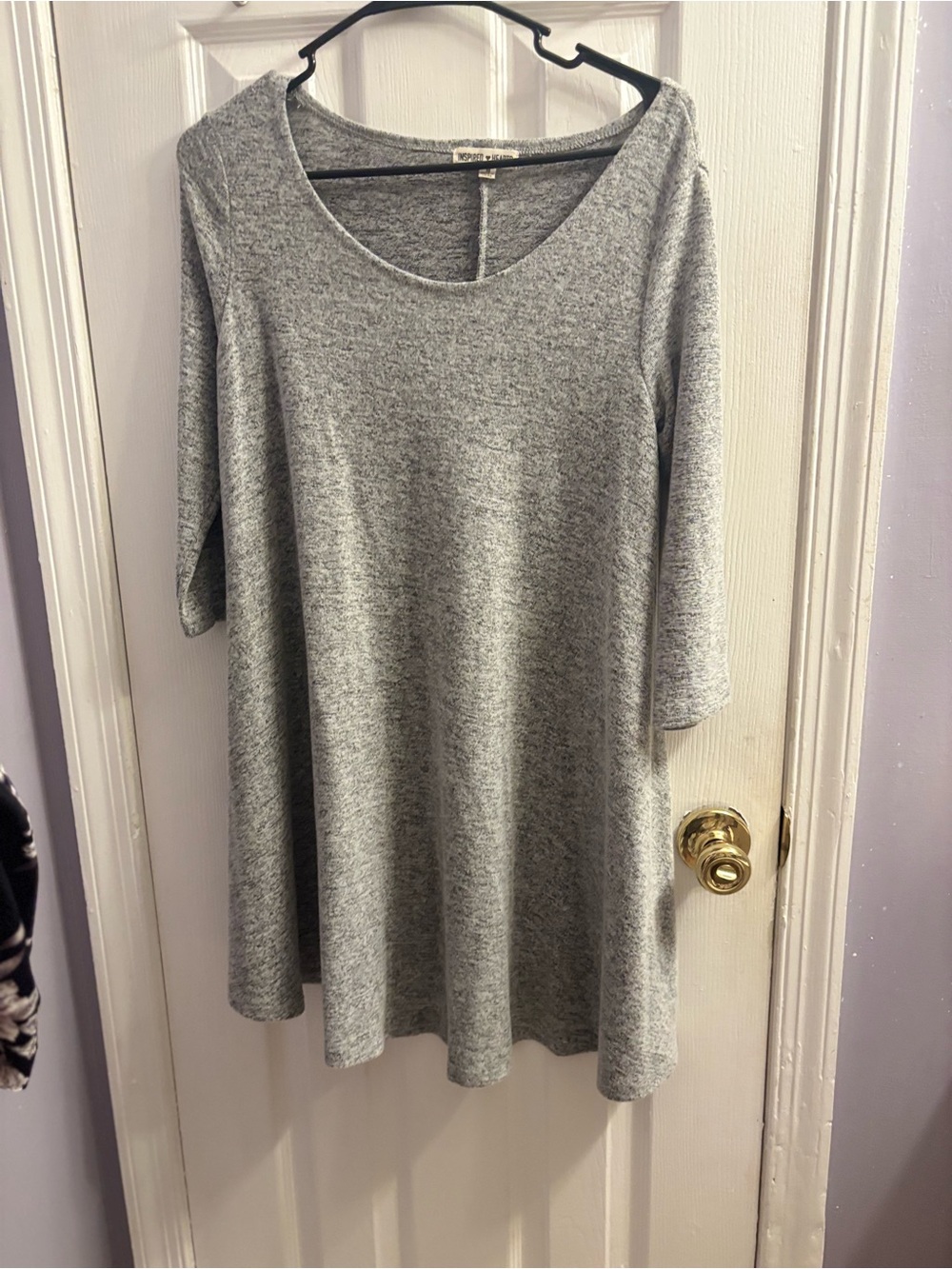 Inspired Hearts Soft Grey Tunic Dress